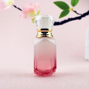 1pc.  Geometric Shape Gradient Pink Cologne Bottle